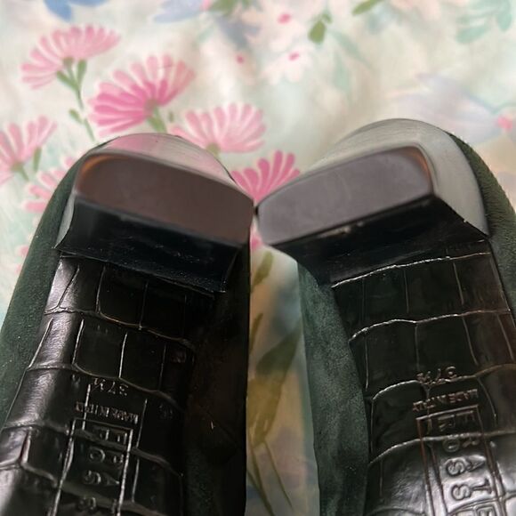 Fratelli Rossetti Pom Suede Heels - Picture 8 of 12